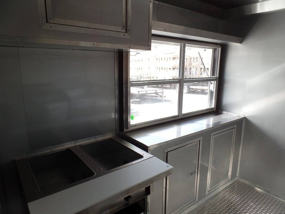 8.5′ x 20′ Concession Food Trailer White With Appliances — photo 12