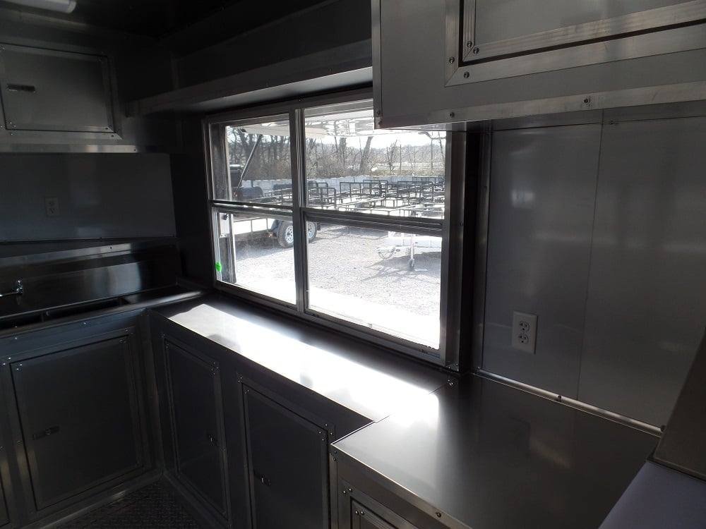 8.5′ x 20′ Concession Food Trailer White With Appliances — photo 7