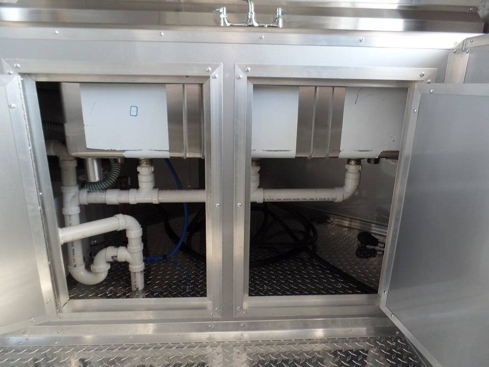 8.5′ x 20′ Concession Food Trailer White With Appliances — photo 2