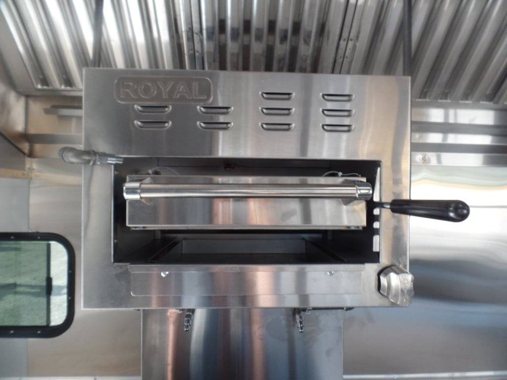 8.5′ x 40′ White Goose Neck Event Concession Food Trailer With Appliances — photo 2