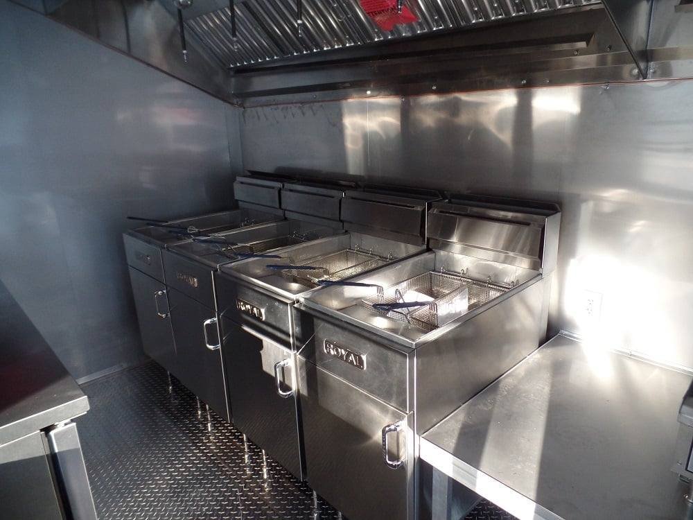 8.5′ x 24′ Concession Food Trailer Black With Appliances — photo 10