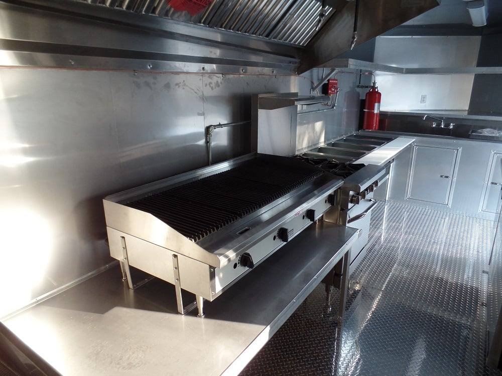 8.5′ x 24′ Concession Food Trailer Black With Appliances — photo 3