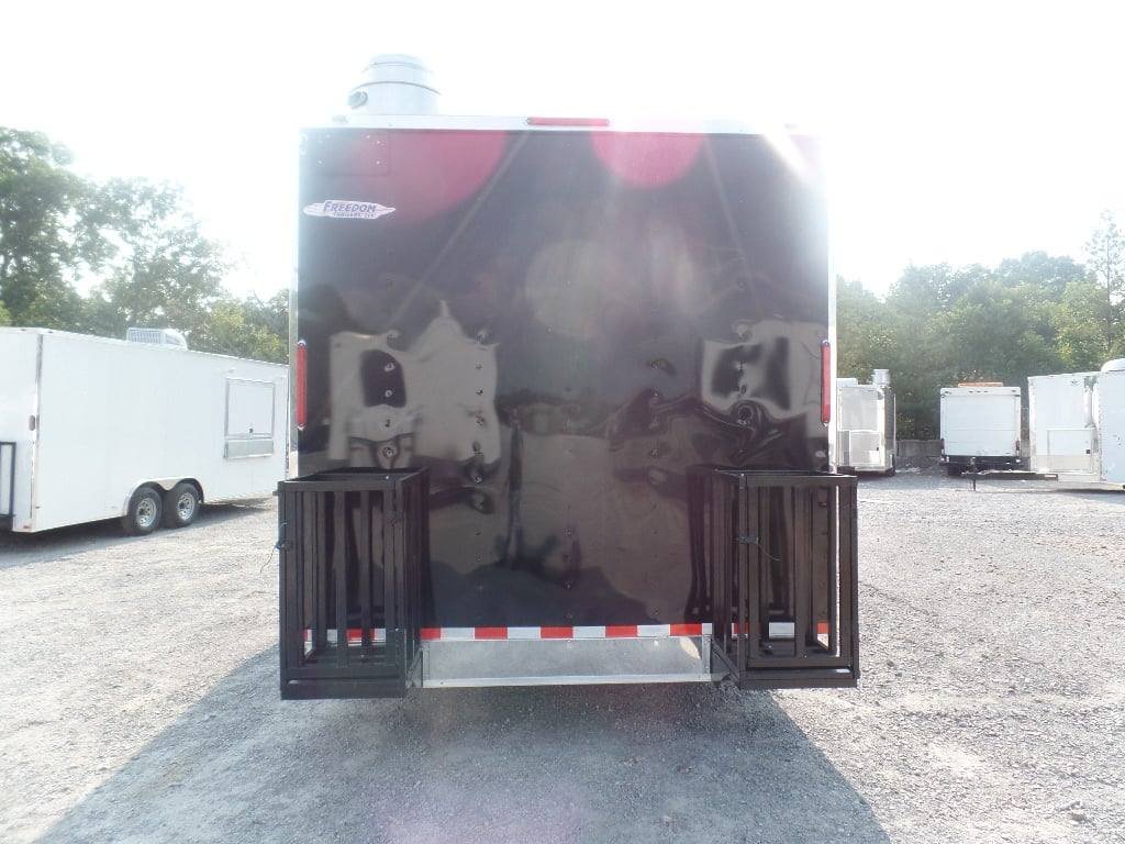 8.5′ x 20′ Black Food Catering Trailer — photo 11