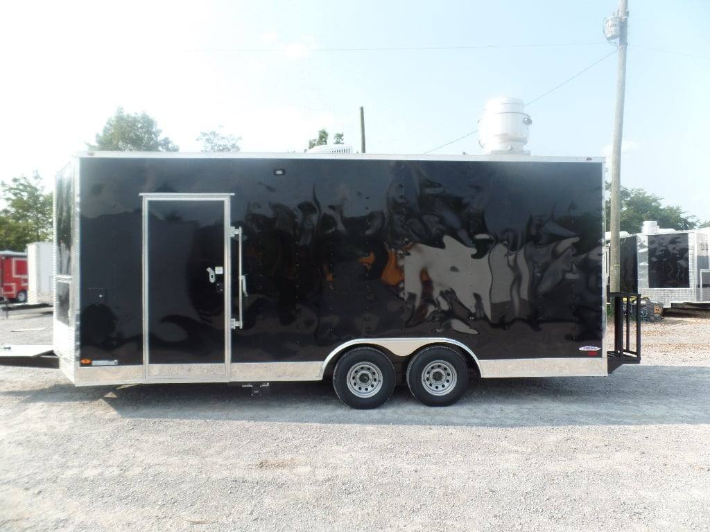 8.5′ x 20′ Black Food Catering Trailer — photo 10