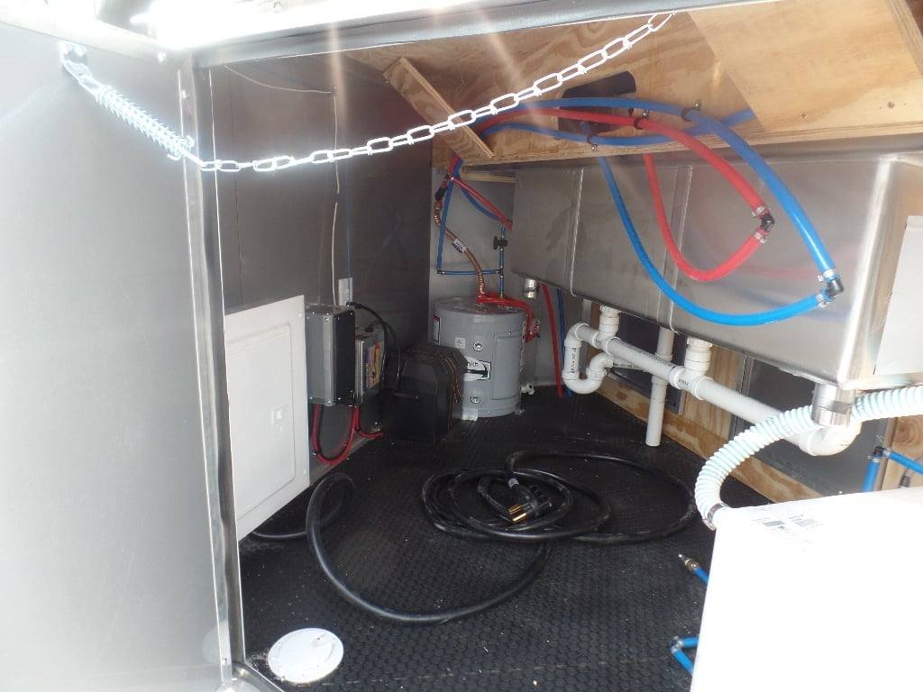 8.5′ x 20′ Black Food Catering Trailer — photo 6