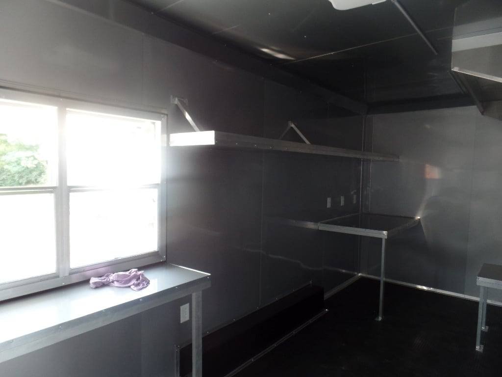8.5′ x 20′ Black Food Catering Trailer — photo 9