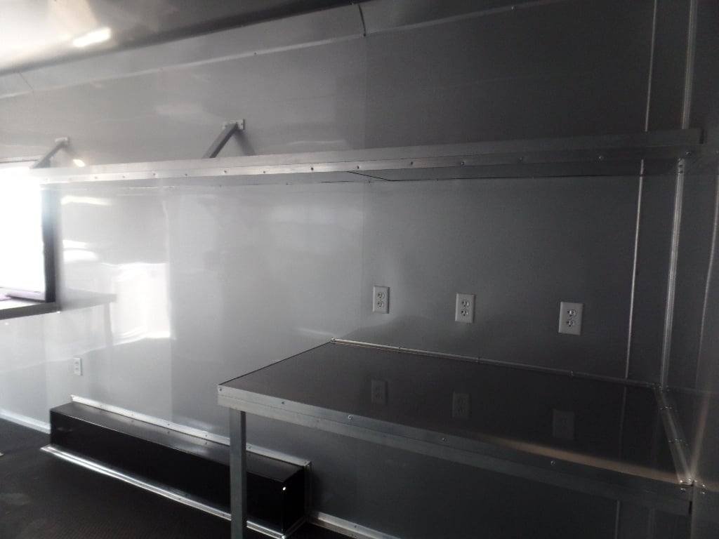 8.5′ x 20′ Black Food Catering Trailer — photo 12