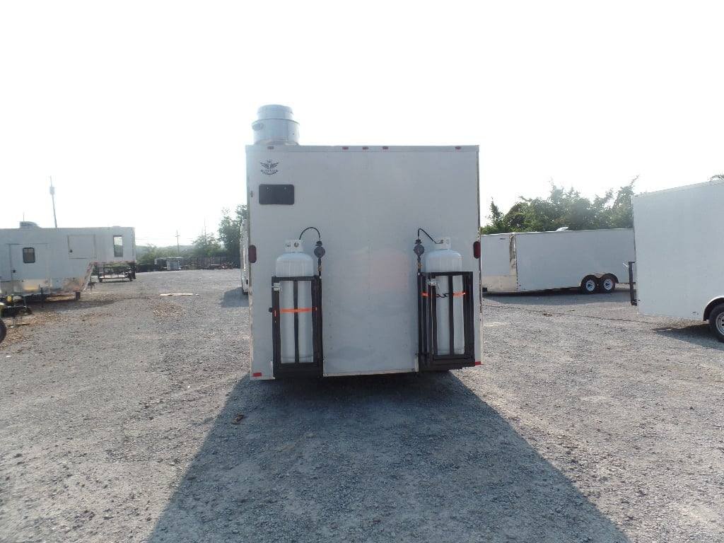 8.5′ x 16′ White Concession Food Trailer With Appliances — photo 3
