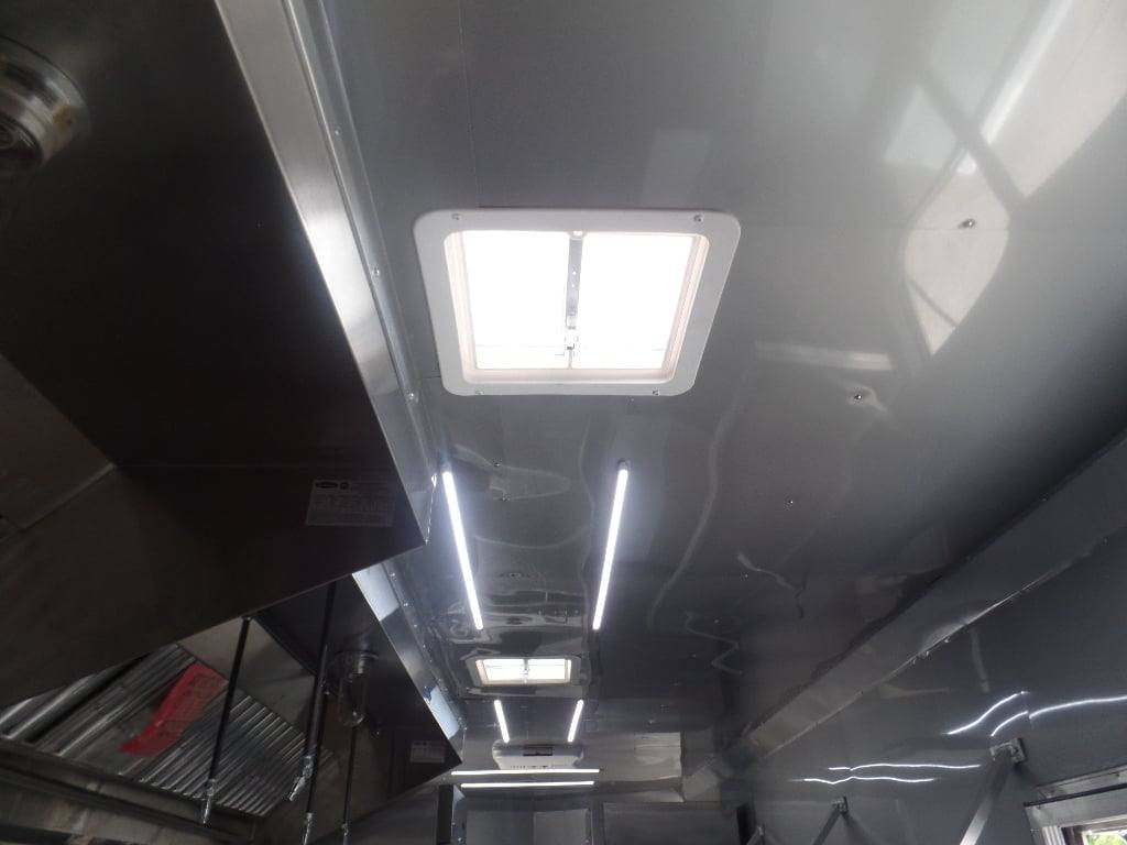 White 8.5′ x 32′ Commercial Food Concession Trailer With Appliances — photo 2