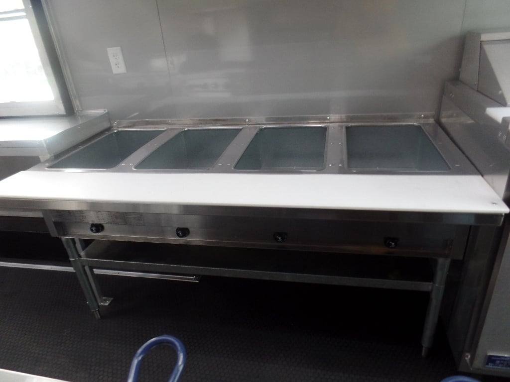 8.5′ x 32′ White Commercial Food Concession Trailer — photo 14