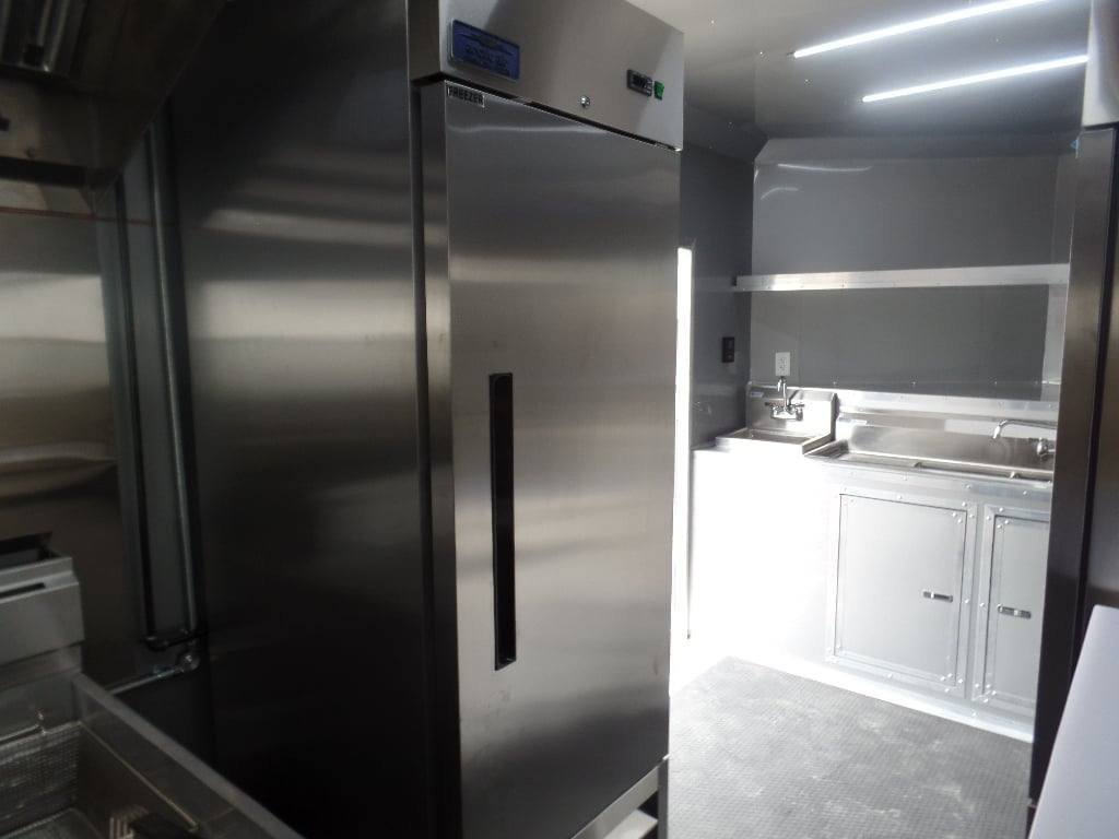 8.5′ x 32′ White Commercial Food Concession Trailer — photo 13