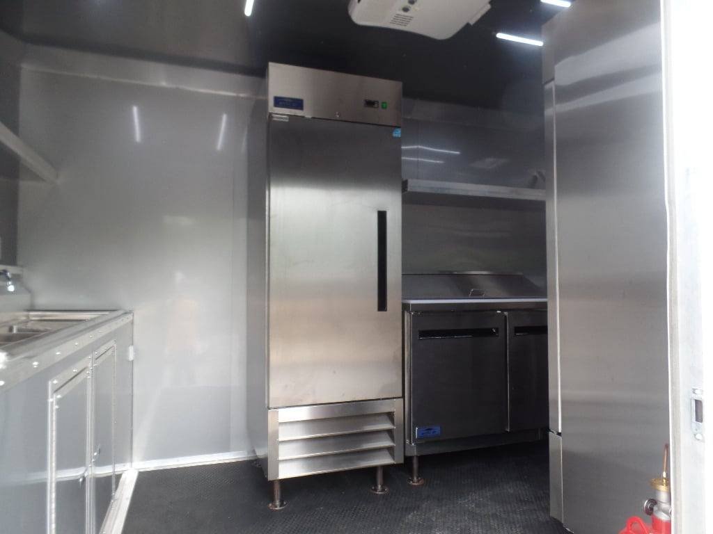 8.5′ x 32′ White Commercial Food Concession Trailer — photo 9