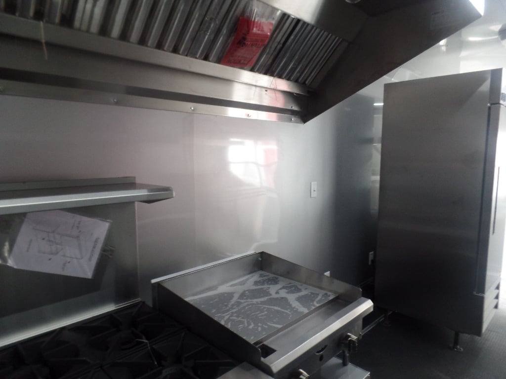 8.5′ x 20′ Black Concession Food Catering Trailer With Appliances — photo 12