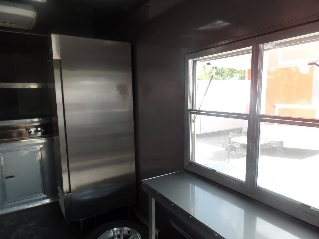 8.5′ x 18′ Arizona Beige Porch Style Concession Food Trailer With Appliances — photo 3
