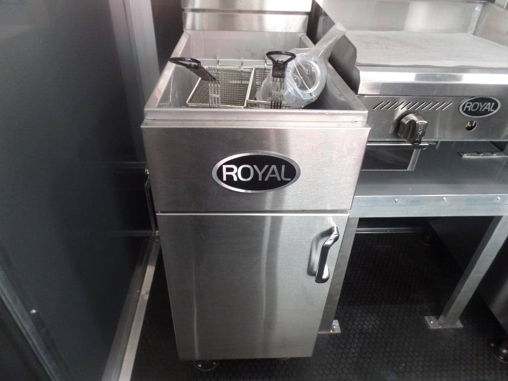 8.5′ x 18′ Arizona Beige Porch Style Concession Food Trailer With Appliances — photo 6