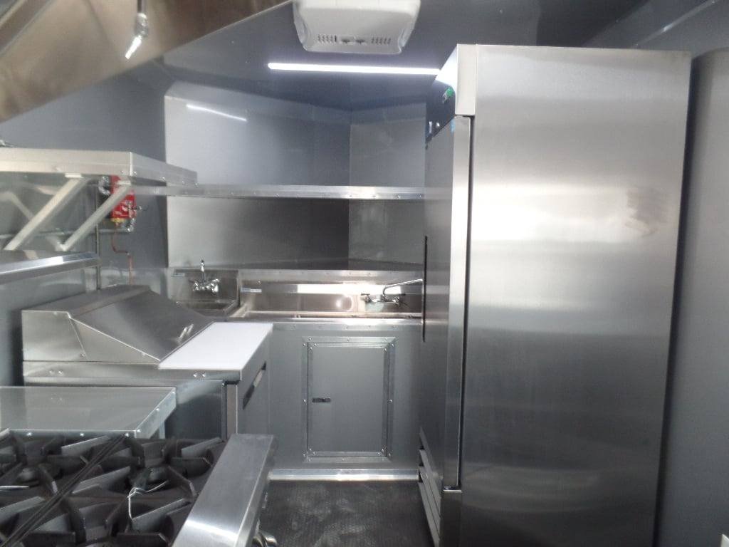 8.5′ x 18′ Arizona Beige Porch Style Concession Food Trailer With Appliances — photo 10