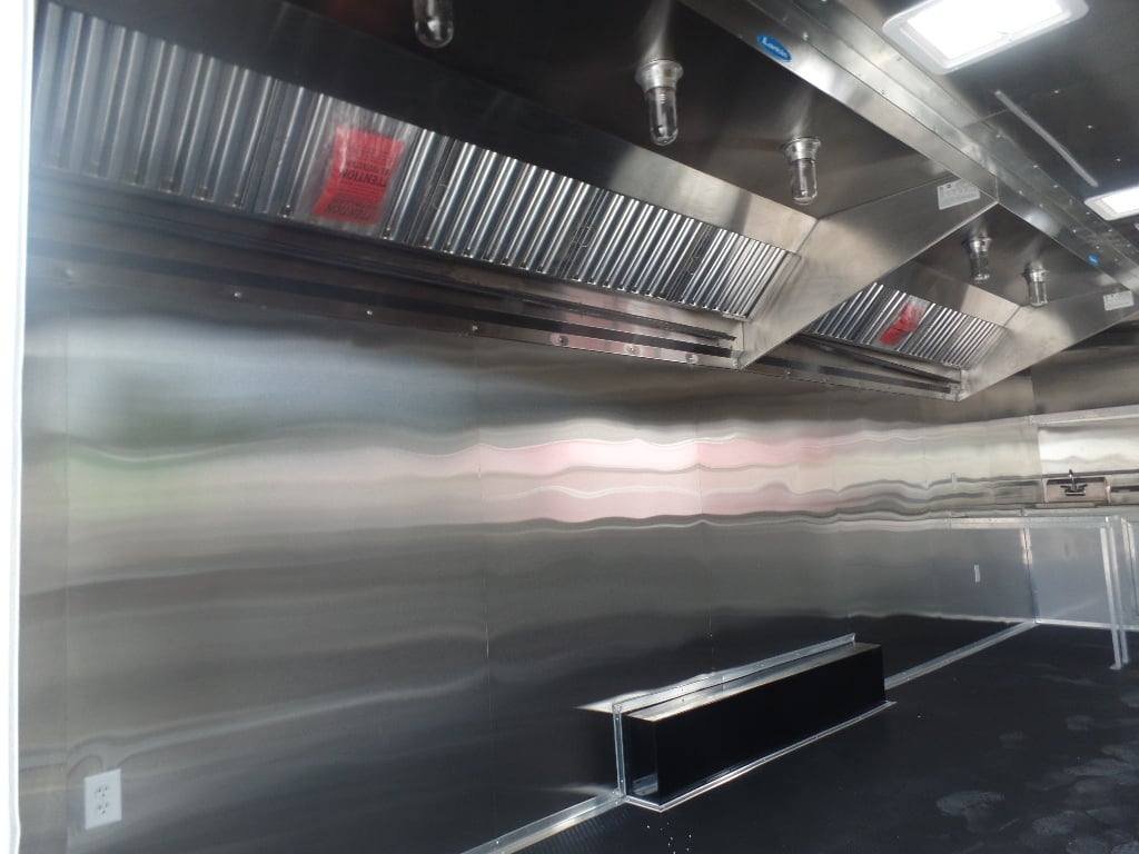8.5′ x 25′ White Catering Concession Food Trailer — photo 7