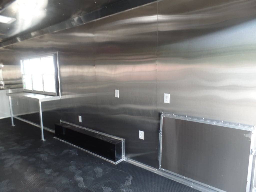 8.5′ x 25′ White Catering Concession Food Trailer — photo 8