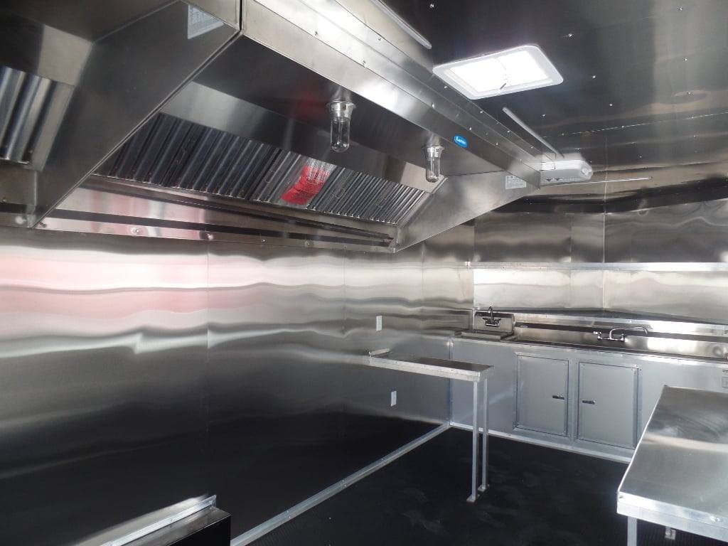 8.5′ x 25′ White Catering Concession Food Trailer — photo 3