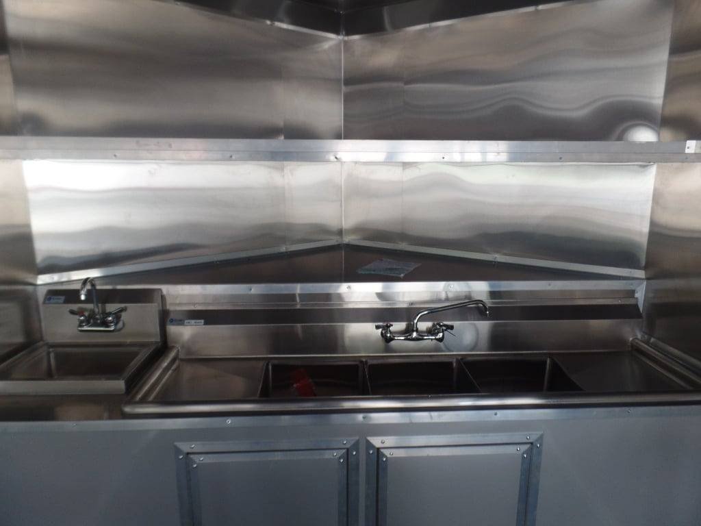 8.5′ x 25′ White Catering Concession Food Trailer — photo 5