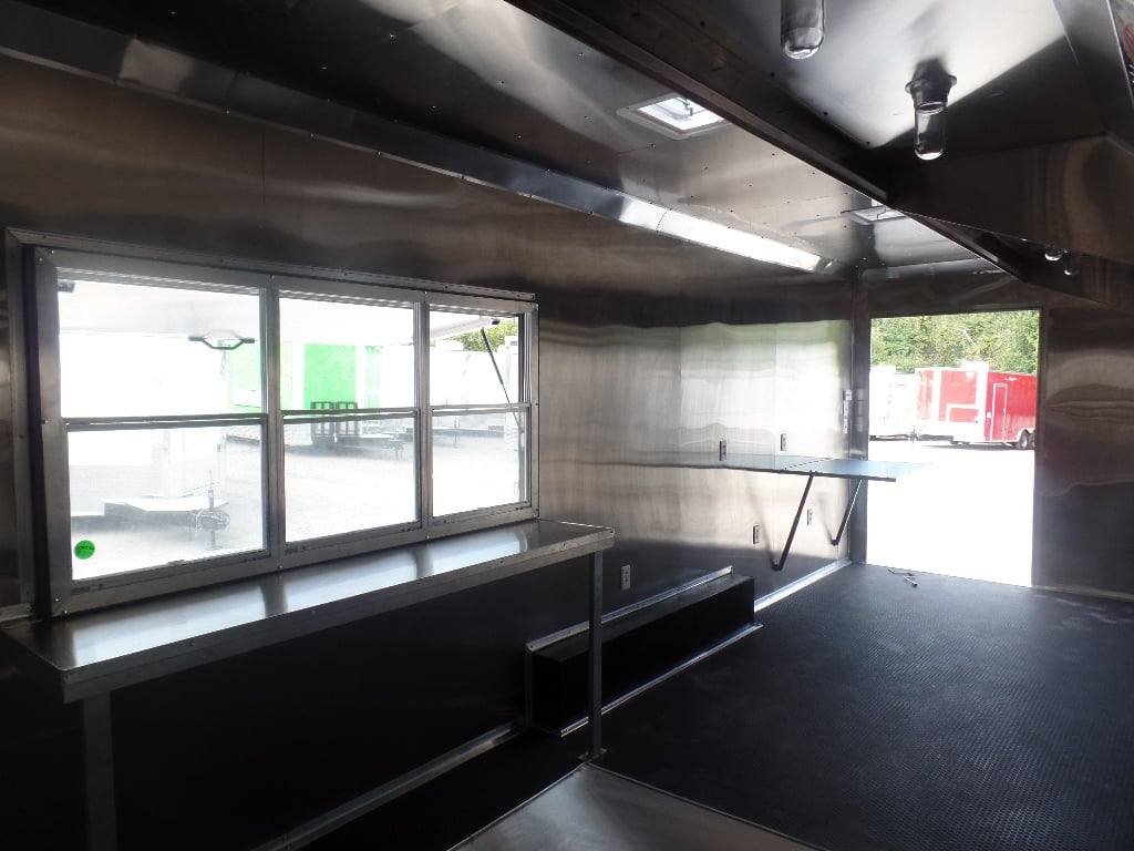 8.5′ x 25′ White Catering Concession Food Trailer — photo 9