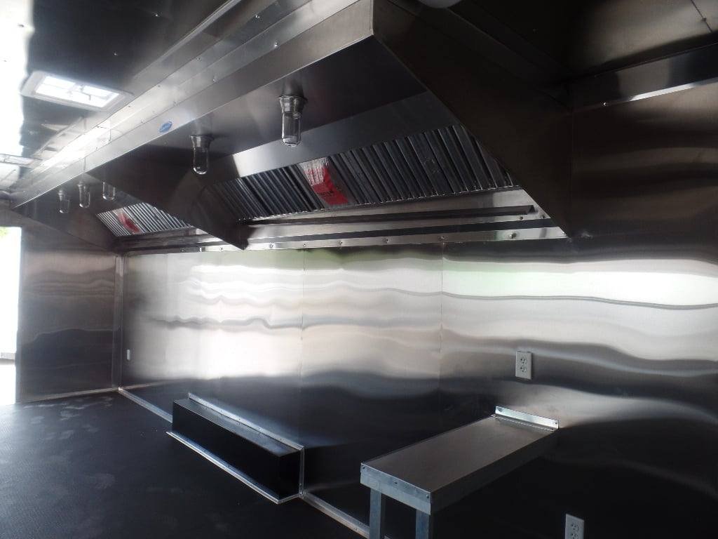 8.5′ x 25′ White Catering Concession Food Trailer — photo 14