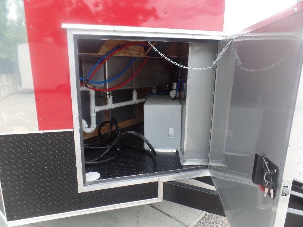 8.5′ x 22′ Red Concession Food Trailer — photo 7
