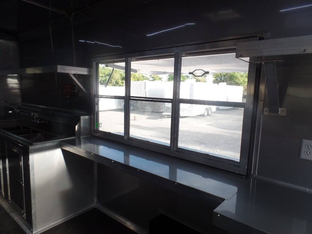 8.5′ x 24′ White Concession Food Catering Trailer With Appliances — photo 2