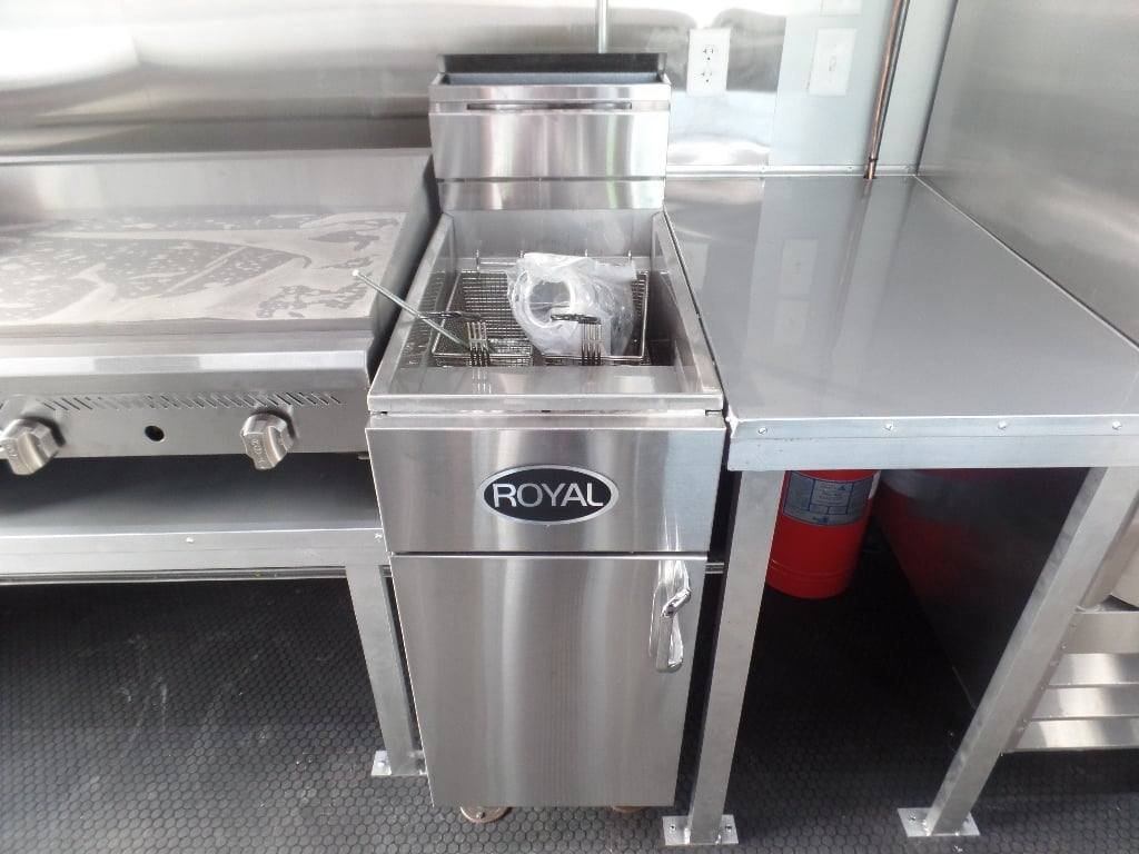 8.5′ x 24′ White Concession Food Catering Trailer With Appliances — photo 10