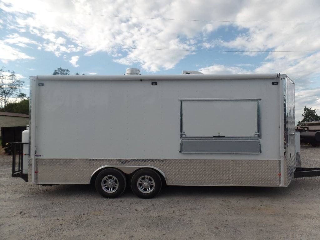 8.5′ x 20′ White Concession Food Event Trailer With Appliances — photo 12