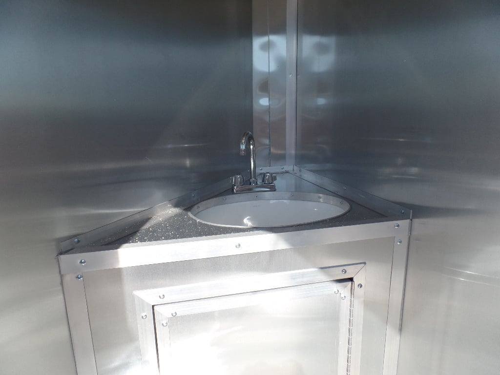 8.5′ x 18′ Concession Trailer Dove Grey Food Event Catering — photo 4