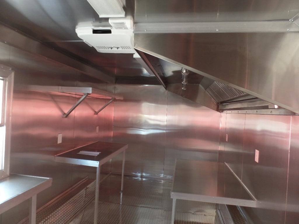 8.5′ x 18′ Concession Trailer Dove Grey Food Event Catering — photo 15
