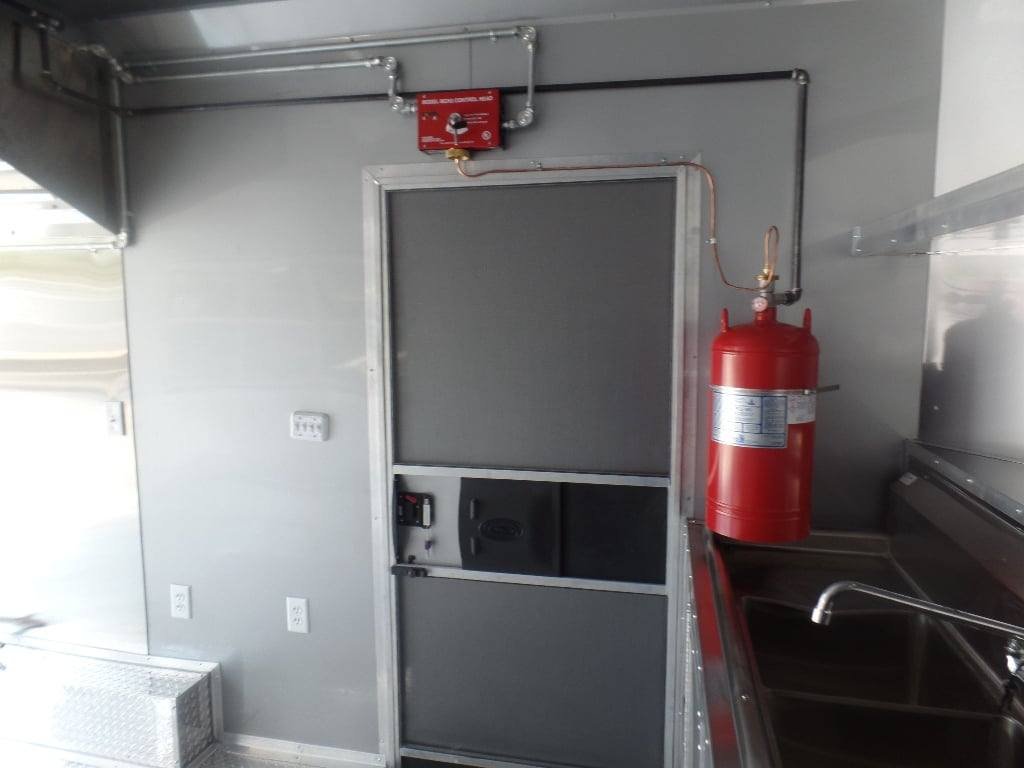 8.5′ x 17′ Indigo Blue Custom Concession Food Trailer — photo 8