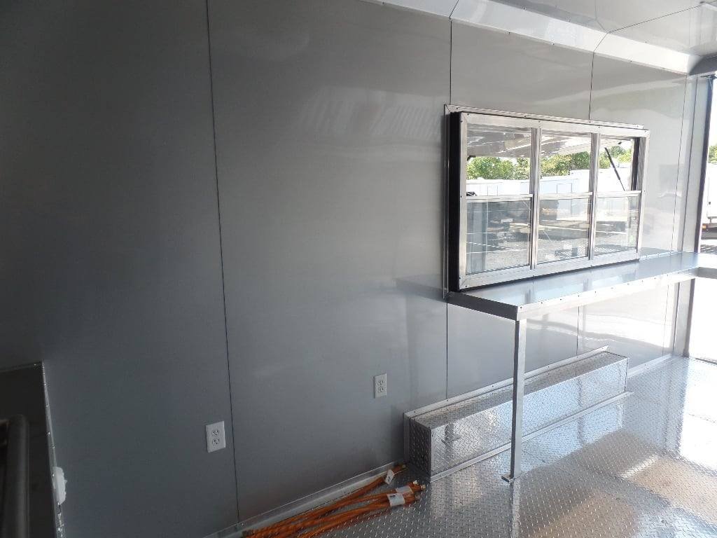 8.5′ x 17′ Indigo Blue Custom Concession Food Trailer — photo 14