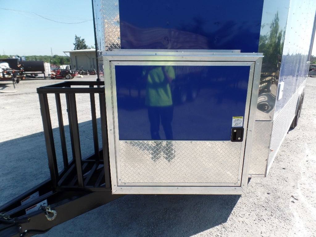 8.5′ x 22′ Blue BBQ Concession Food Event Catering Trailer — photo 12