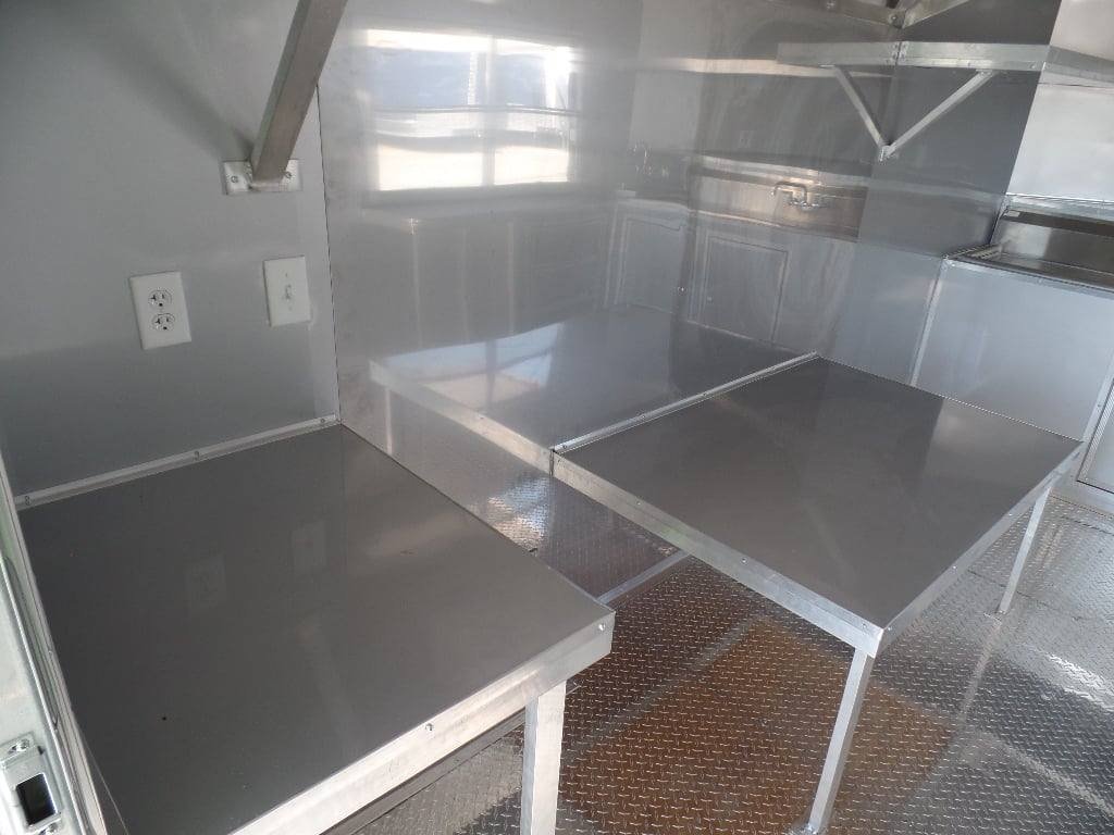8.5′ x 22′ Blue BBQ Concession Food Event Catering Trailer — photo 7