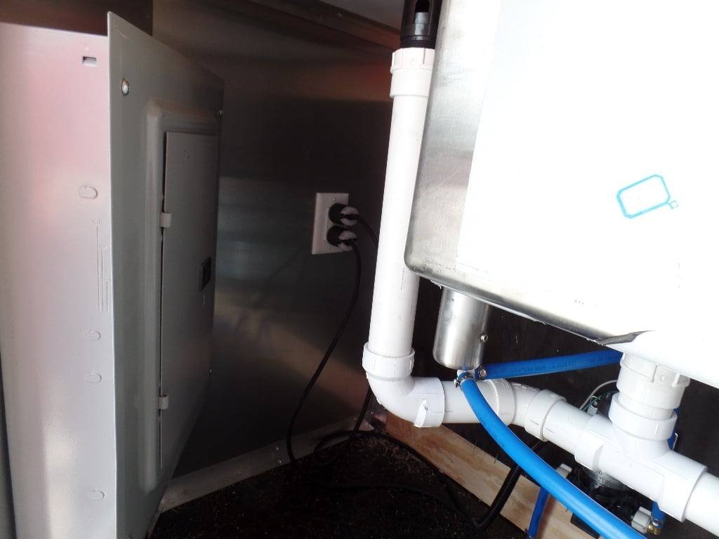 8.5′ x 24′ Concession Trailer Charcoal Grey Food Event Catering — photo 11