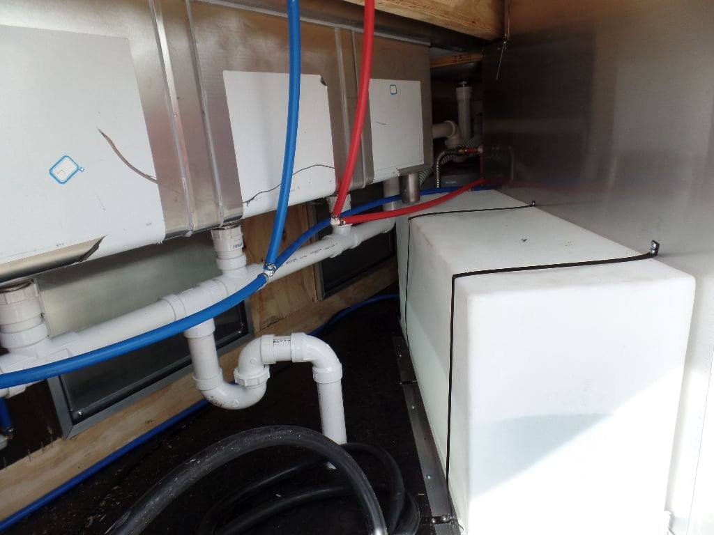 8.5′ x 24′ Concession Trailer Charcoal Grey Food Event Catering — photo 8