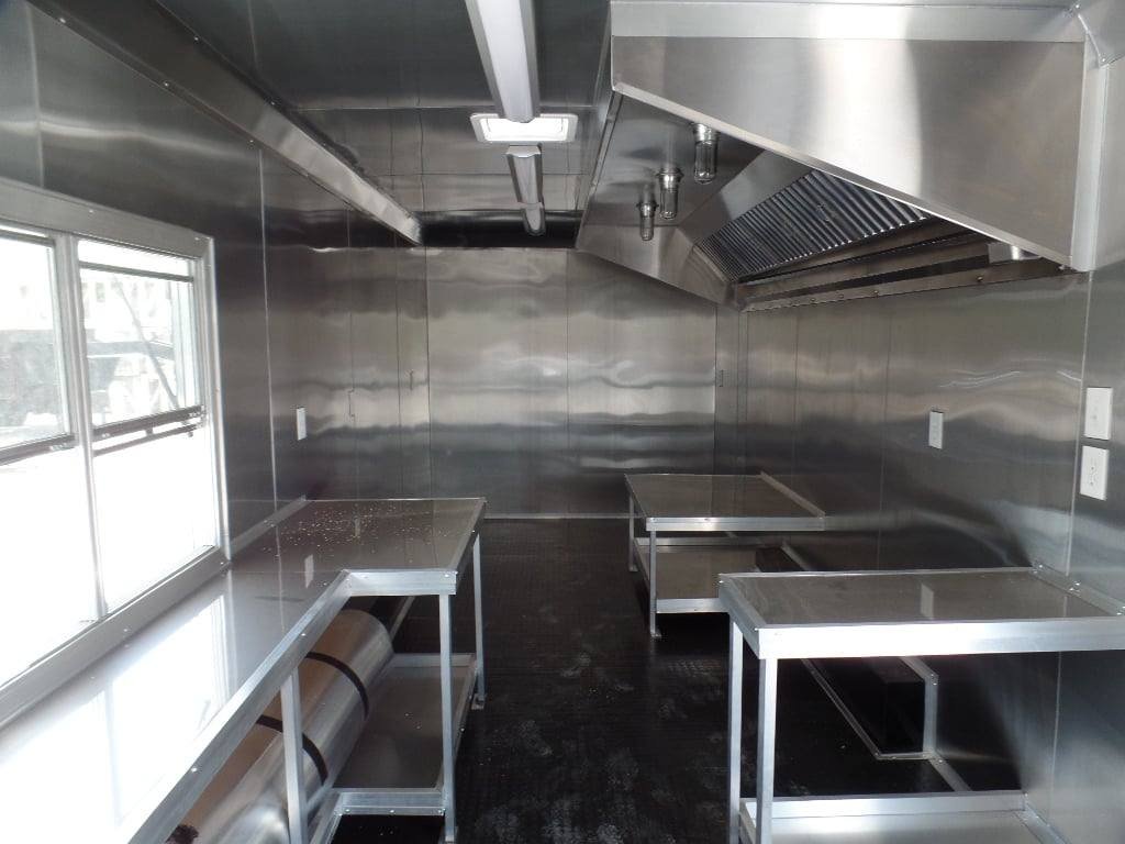 8.5′ x 24′ Concession Trailer Charcoal Grey Food Event Catering — photo 12