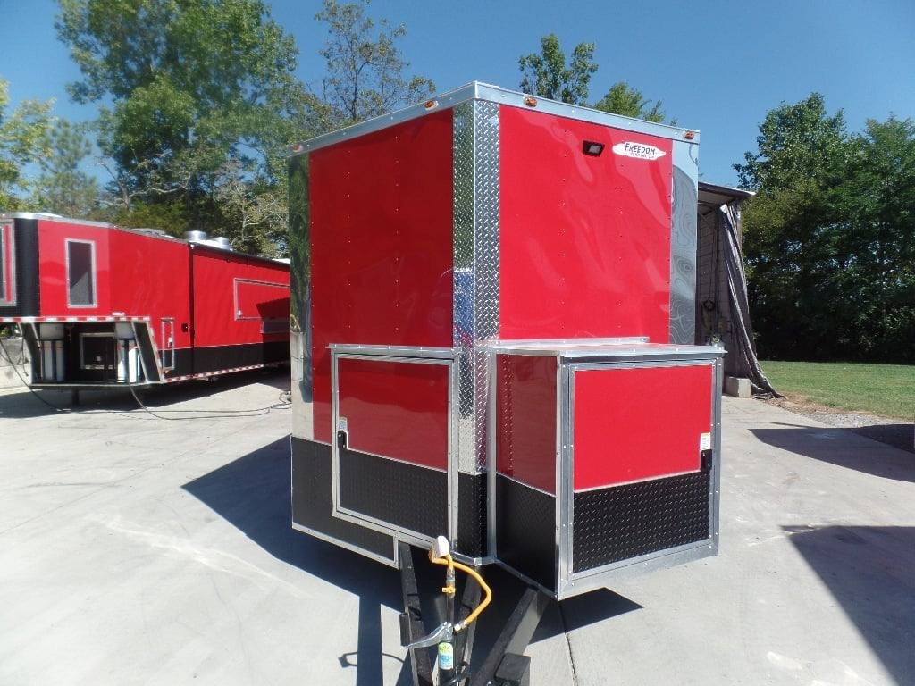 8.5′ x 22′ Red Concessions Food Trailer With Appliances — photo 11