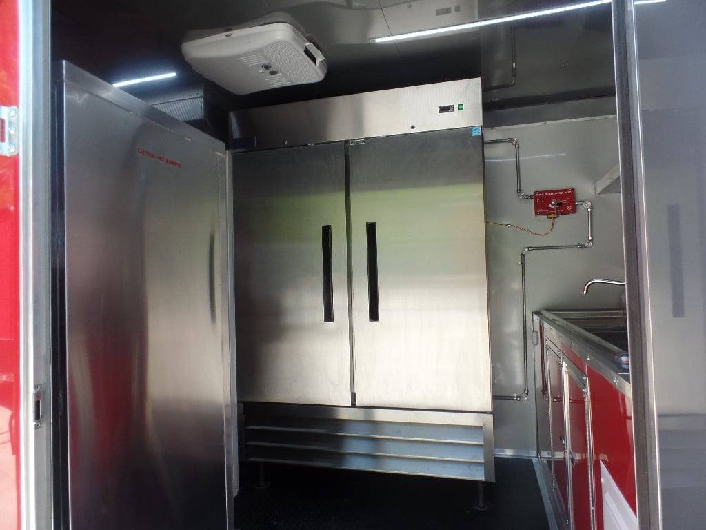 8.5′ x 22′ Red Concessions Food Trailer With Appliances — photo 13