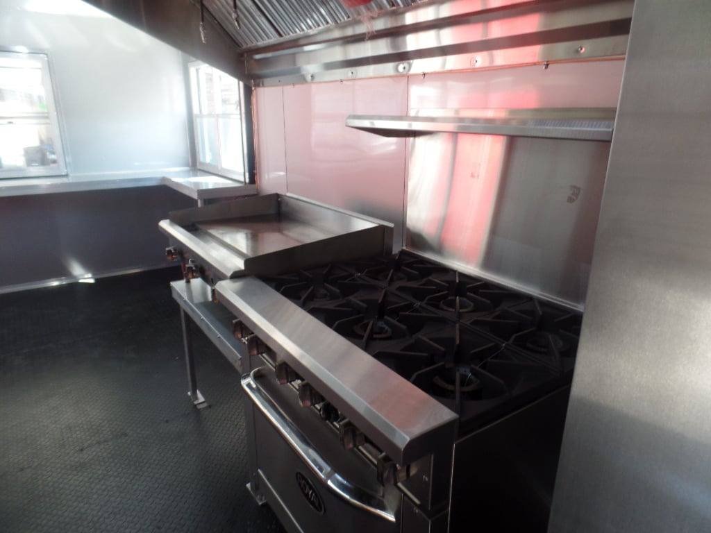 8.5′ x 22′ Red Concessions Food Trailer With Appliances — photo 6