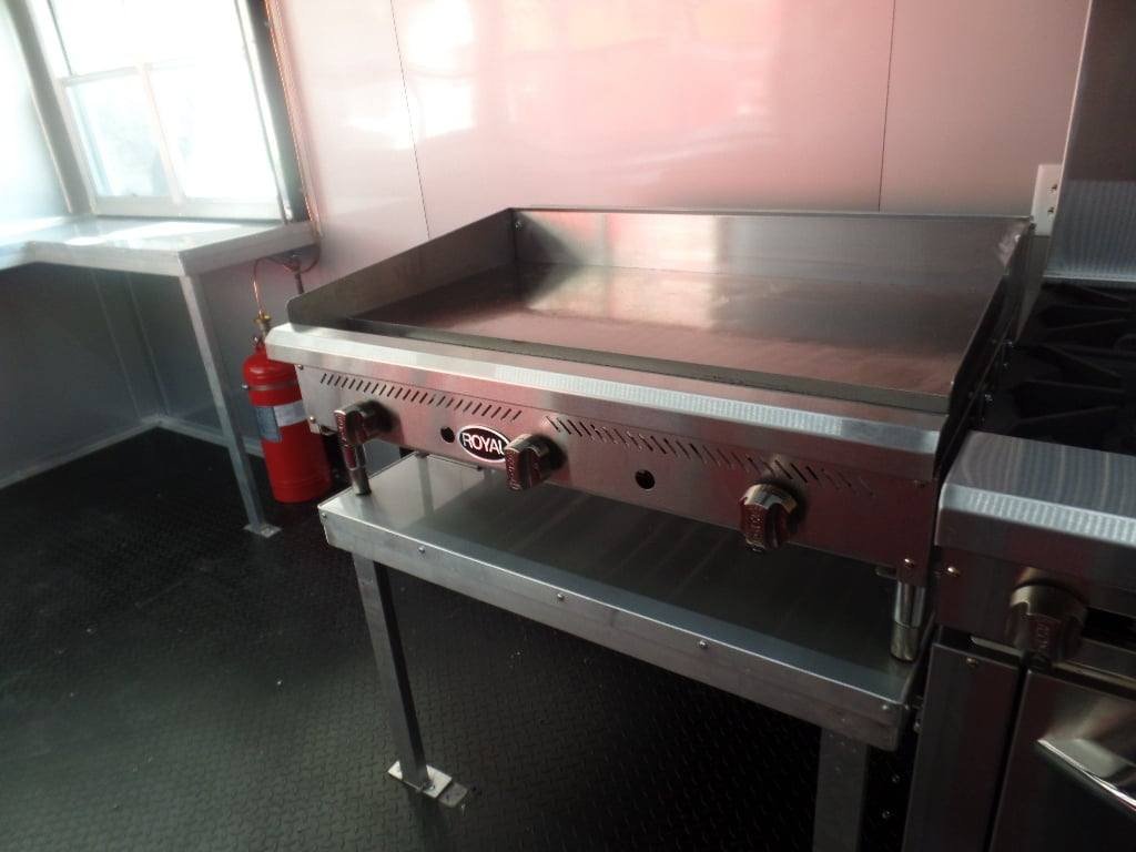 8.5′ x 22′ Red Concessions Food Trailer With Appliances — photo 2