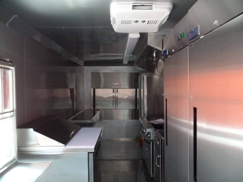 8.5′ x 28′ Concession Red BBQ Food Trailer With Appliances — photo 15