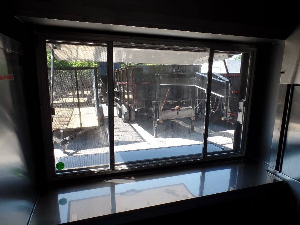 8.5′ x 23′ Concession Black BBQ Food Trailer With Appliances — photo 10
