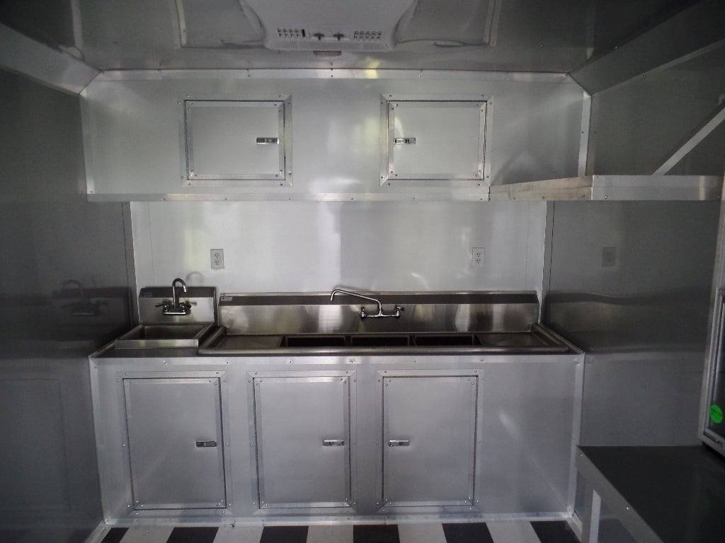 8.5′ x 20′ Concession Trailer Black Food Event Catering — photo 15