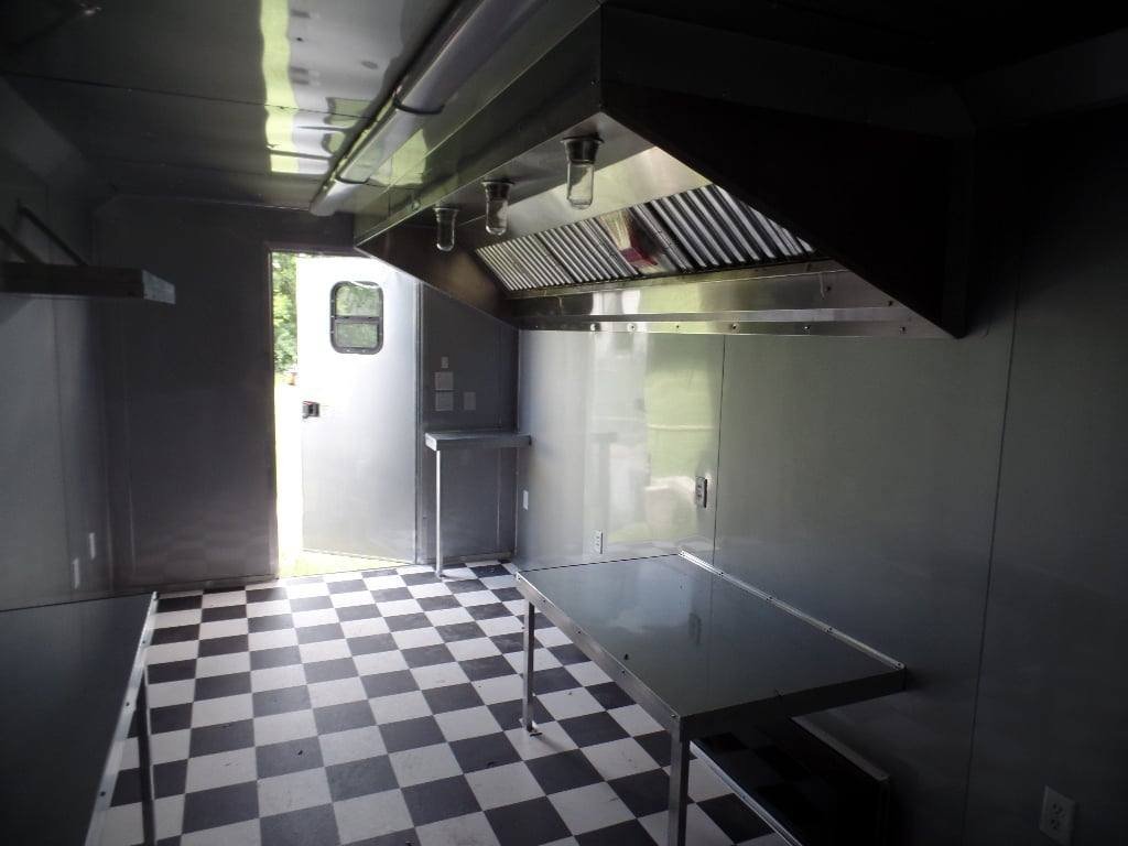 8.5′ x 20′ Concession Trailer Black Food Event Catering — photo 2