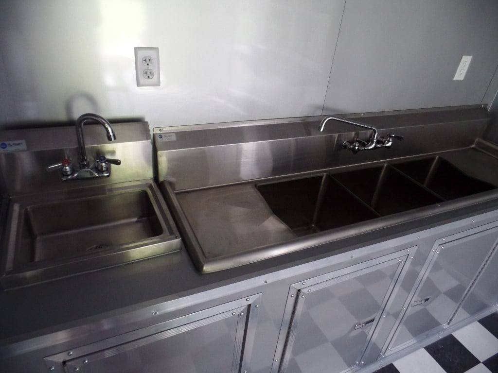 8.5′ x 20′ Concession Trailer Black Food Event Catering — photo 5