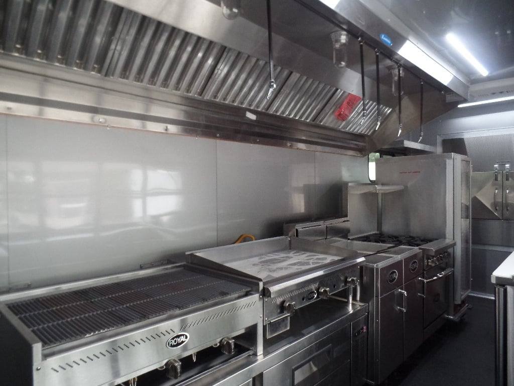 8.5′ x 45′ Red Gooseneck Concession BBQ Food Trailer With Appliances — photo 10
