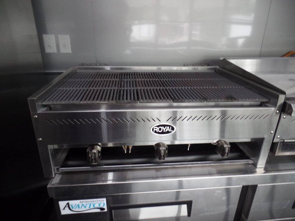 8.5′ x 45′ Red Gooseneck Concession BBQ Food Trailer With Appliances — photo 14